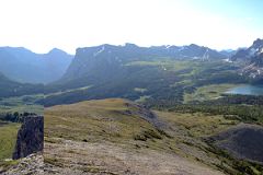 35 Cave Mountain, Mount Allenby, Mount Mercer, Mount Cautley, Wonder Peak, The Towers, Naiset Point Early Morning From the Nublet